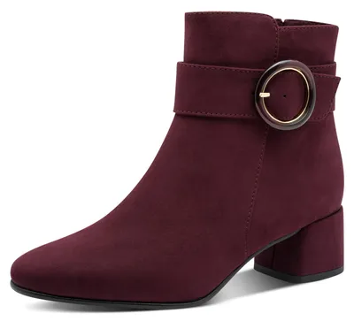 Image de Bottines pour femmes Marco Tozzi, couleur bordeaux