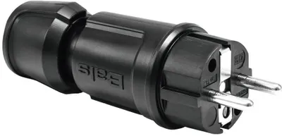 Produktbild von BALS Schutzkontakt Stecker schlagfest sw MK2