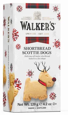 Produktbild von Walker's Shortbread Scottie Dogs Reindeer 120g