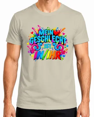 Produktbild von Mein Geschlecht Ist In Ihr Pronomen Humor Zweideutig Spruch Liebe Herren T-Shirt, Natur, XXL