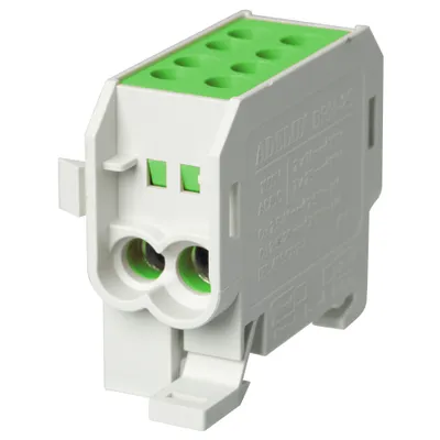 Produktbild von HLAK 25mm² 1/2 Grün Hauptleitungsklemme Abzweigklemme Klemmblöcke Verteilerklemme