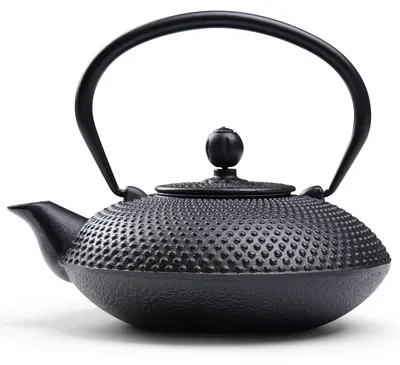 Produktbild von Omgoods – Traditioneller japanischer Teekessel aus Gusseisen, 800 ml