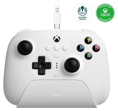 Produktbild von 8Bitdo Ultimate 3-mode, Gamepad, Android, Xbox, iOS, D-Pad, Richtungstasten, Pause/Set button, Reset-Taste, Schaltfläche Auswählen, Schaltfläche Start, Analog / Digital, Verkabelt & Kabellos, Bluetooth/USB