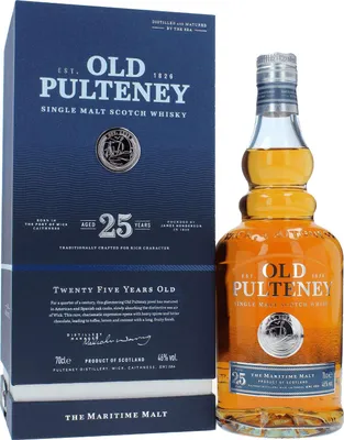 Produktbild von Old Pulteney 25 Single Malt Whisky 70cl. Whisky Schottland  70.00 cl 46.0 %