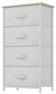 Image de Armoire à quatre tiroirs avec une structure en acier robuste et des tiroirs de rangement