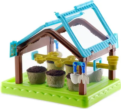 Obrázek produktu pro MINI SKLENÍK PRO DĚTI Zavlažování ZAHRADA V DOMĚ MALÝ ZAHRADNÍK SADA