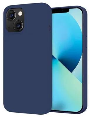 Productafbeelding van Beschermhoesje voor iPhone 15 Plus (6,7 inch), donkerblauw/marineblauw
