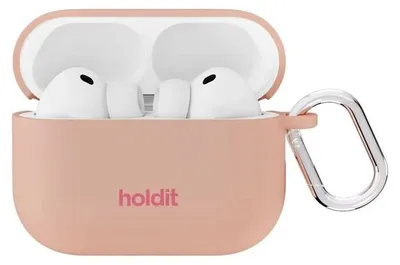 Obrázek produktu pro Obal Holdit Solid z pevného silikonu pro sluchátka Apple AirPods Pro 3 - barva světle růžová