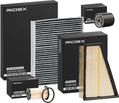 Produktbild von RIDEX Filterset Inspektionspaket Filtersatz für FORD MONDEO IV Turnier (BA7) S-MAX (WA6) GALAXY (WA6) MONDEO IV (BA7) MONDEO IV Stufenheck (BA7)