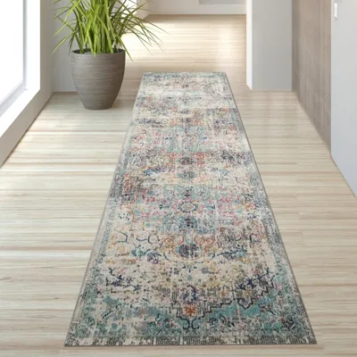 Produktbild von Teppich Vintage bunt Größe - 80 x 300 cm