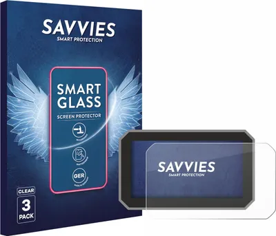 Produktbild von 3x Savvies Schutzglas Folie für Honda Forza 2025 9H Panzer Schutzfolie Glas Displayschutz klar transparent
