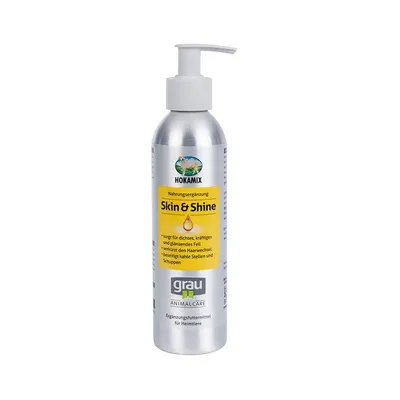 Produktbild von Grau HOKAMIX Skin & Shine, Hund, 250 g, Flüssigkeit, Verdauungsbehandlung