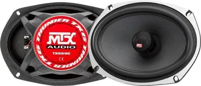 Image de Haut-parleurs voiture coaxiaux MTX TX669C, 15x23cm 6x9, 2 voies, 120W RMS, Châssis aluminium