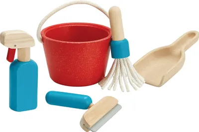 Immagine prodotto di PlanToys Set per la pulizia dei giocattoli in legno