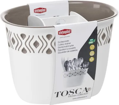 Immagine prodotto di Scolaposate Tosca In Polipropilene Tortora Cm19X13X14H