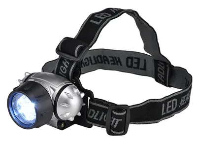 Produktbild von LED Kopflampe Stirnlampe Leuchte Taschenlampe Kopfleuchte aus Kunststoff