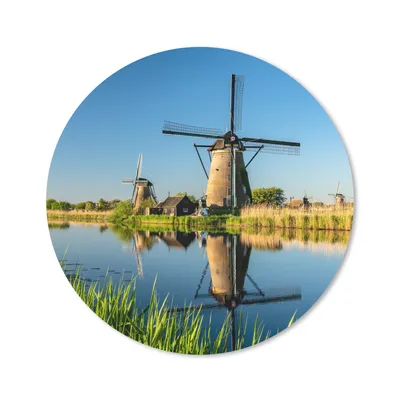 Produktbild von MuchoWow® Mauspad Mousepad Mühle - Frühling - Niederlande 20x20 cm - Mousepads - Maus Mat - Pad - Mausunterlage - Schreibtischmatte