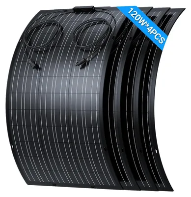 Zdjęcie produktu dla Panel słoneczny, elastyczna konstrukcja, wysoka wydajność, 120 W × 4