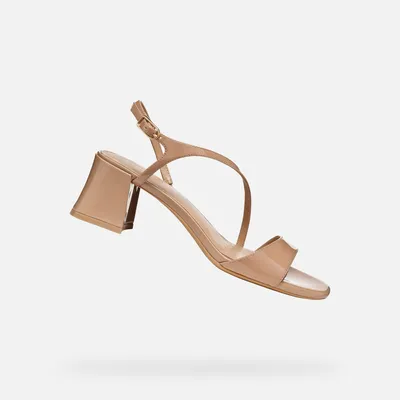 Produktbild von Geox Hellbraune Damensandalen New Eraklia 50 T01 39