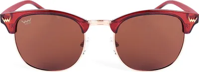 Zdjęcie produktu dla Damskie okulary przeciwsłoneczne Vuch z półramką i polaryzacją Ness Brown