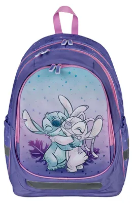 Image de Sac à dos Undercover Stitch violet - Sac d'école pour enfants - Sac Disney