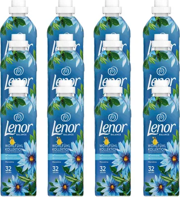 Produktbild von 12 Flaschen Lenor Meeresbrise Weichspüler 12x  950ml für 456 Waschladungen