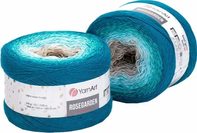 Zdjęcie produktu dla Yarn Art Rose Garden 324 Blue Brown Przędza dziewiarska
