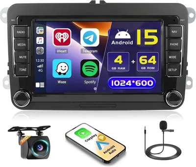 Immagine prodotto di Autoradio Android Carplay - Autoradio Android Auto - Autoradio touchscreen - Autoradio wireless