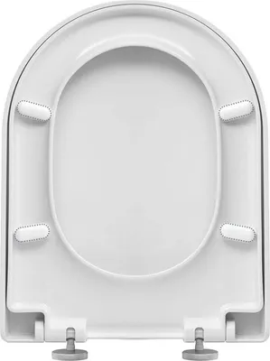 Produktbild von Toilettendeckel Quick-Release-Funktion - Toilettensitz Softclose Schließmechanismus - Toilettensitz Duroplast/