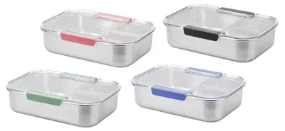 Zdjęcie produktu dla Lunch Box 3er Unterteilung f.s 4 Stück Verkaufseinheit 109177 9325448177536