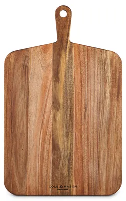 Immagine prodotto di Cole & Mason Barkway, tagliere in legno di acacia con manico, grande, 51,7 x 31,8 cm