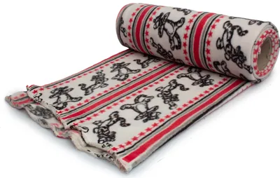 Obrázek produktu pro Fleecová látka s potiskem Tygr s hvězdami 50 x 155 cm