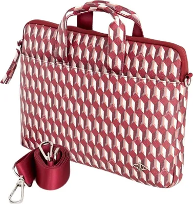 Produktbild von Dellel Burgundy Lunar aktovka, potištěná , voděodolná, taška na notebook s nastavitelným a odnímatelným popruhem