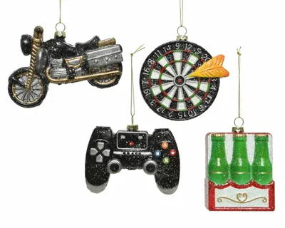 Produktbild von Weihnachtsbaum Glitzer Anhänger stilvoll unzerbrechlich 1pc
