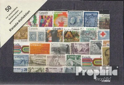 Produktbild von Briefmarken Kanada 50 verschiedene Sondermarken