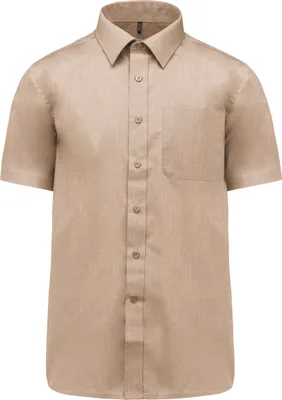Immagine prodotto di Camicia Kariban in popeline a manica corta in cotone poliestere easy-care per uomo