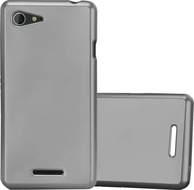 Produktbild von Cadorabo Schutzhülle für Sony Xperia E3 Hülle in Grau Handyhülle TPU Silikon Etui Cover Case