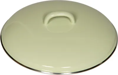 Produktbild von Riess Deckel mit Chromrand 22 cm 0100-006 nilgrün