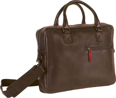 Produktbild von MUSTANG Leder Businesstasche Laptoptasche mit Laptopfach Buxton Docubag Cognac braun