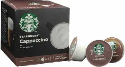 Image de Starbucks by Nescafe Dolce Gusto 12 Kapseln Cappuccino Café Arabica riche et crémeux 120g