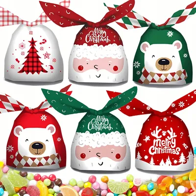 Produktbild von Karwil Große Weihnachtliche Geschenktüten, 10 Stück