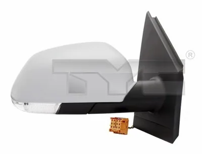 Produktbild von TYC 337-0143 Außenspiegel Seitenspiegel Rechts für VW POLO (9N) Konvex Beheizt Grundiert