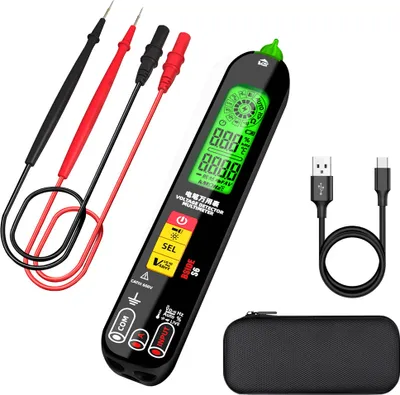 Image de BSIDE S6 Digital Multimeter Professional Voltage Resistance Frequency Capacitance Measurement Tester Digital Backlight Display Multitester NCV Voltage Detector True RMS Tester