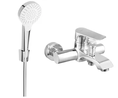 Zdjęcie produktu dla Mexen Pecos R05 bateria wannowa z zestawem prysznicowym, chrom - 7273R05-00