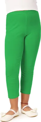 Produktbild von Merry Style Mädchen 3/4 Leggings aus Viskose MS10-131 (Grün, 152)