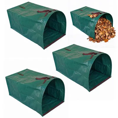 Productafbeelding van Tuinafvalzak, 200 liter bladzak met schepvorm (3 stuks)