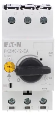 Immagine prodotto di Interruttore magnetotermico per motori PKZM0-12-EA, 3 poli, 12A, codice prodotto 189904
