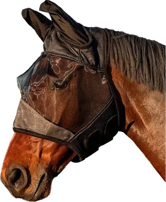Obrázek produktu pro Harry´s Horse Flyshield maska proti hmyzu černá M černá M
