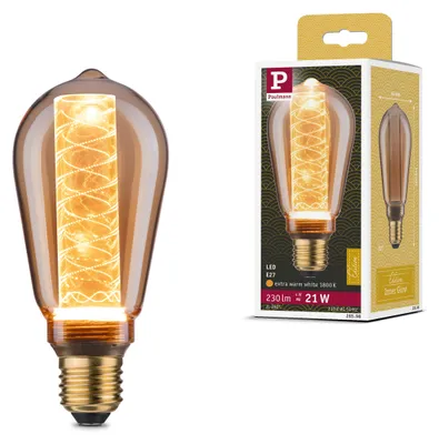 Produktbild von Paulmann Inner Glow Edition LED Kolben Innenkolben Spiralmuster