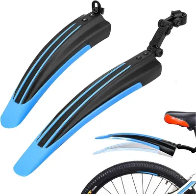 Produktbild von Fahrrad Mudguard, Verstellbar, 20-26 Zoll, Blau